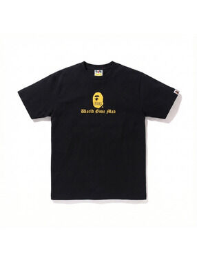 BAPE A Bathing Ape Logo Tee - Black